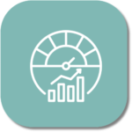 Ícono de clics orgánicos: KPI principal de posicionamiento web